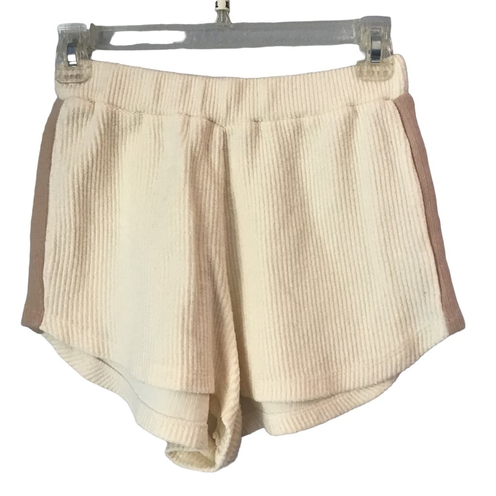 NWOT L Space Retro Gym Short in Ivory